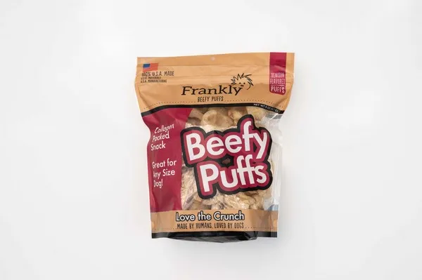 1ea Frankly Beefy Puffs Venison 5 oz. - Health/First Aid